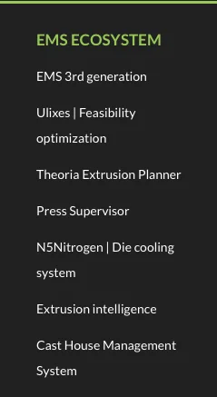 ATIE Uno Informatica extrusion process equipment.